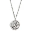 Birds Charm Dear You Sister Necklace, 17.5"