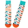 Hallmark Everyday Is Caturday Funny Crew Socks -Fashion Accessories Store Caturday Cat Illustrations Novelty Crew Socks 1SOX2080 01