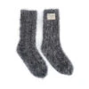 Demdaco Charcoal Giving Socks 2 Demdaco Charcoal Giving Socks -Fashion Accessories Store Dark Gray Fuzzy Socks 1004440078 01