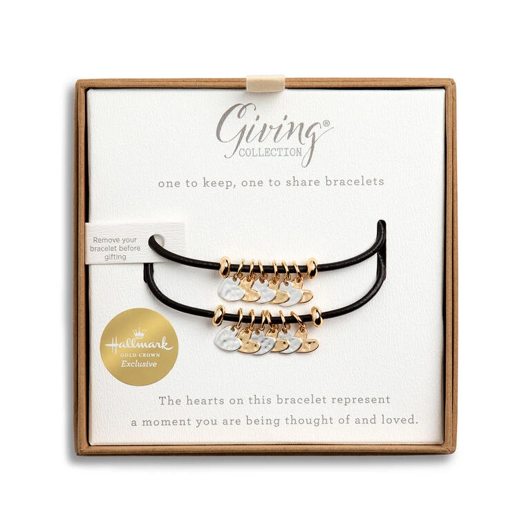 Demdaco Giving Collection Heart Charm Bracelets, Set Of 2 4 Demdaco Giving Collection Heart Charm Bracelets, Set Of 2 - Image 2