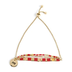 Demdaco Your Journey Joy Charm Tile Bracelet