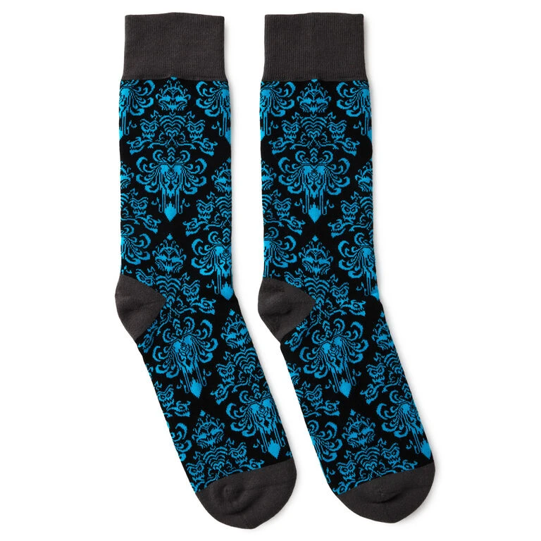 Hallmark Disney The Haunted Mansion Wallpaper Crew Socks 3 Hallmark Disney The Haunted Mansion Wallpaper Crew Socks