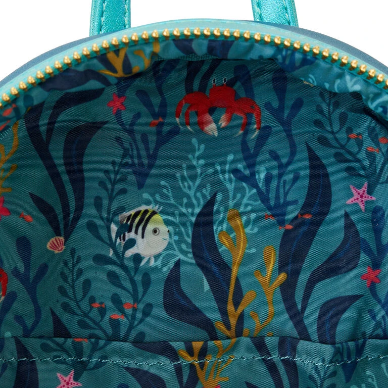 Loungefly Disney Little Mermaid Live-Action Mini Backpack 8 Loungefly Disney Little Mermaid Live-Action Mini Backpack - Image 6