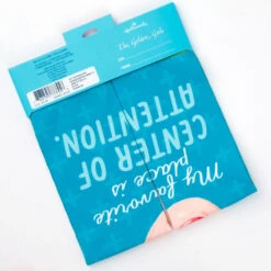 Hallmark Blanche The Golden Girls Center Of Attention Novelty Crew Socks 11 Hallmark Blanche The Golden Girls Center Of Attention Novelty Crew Socks -Fashion Accessories Store Golden Girls Blanche Funny Novelty Crew Socks 1GOL1052 05