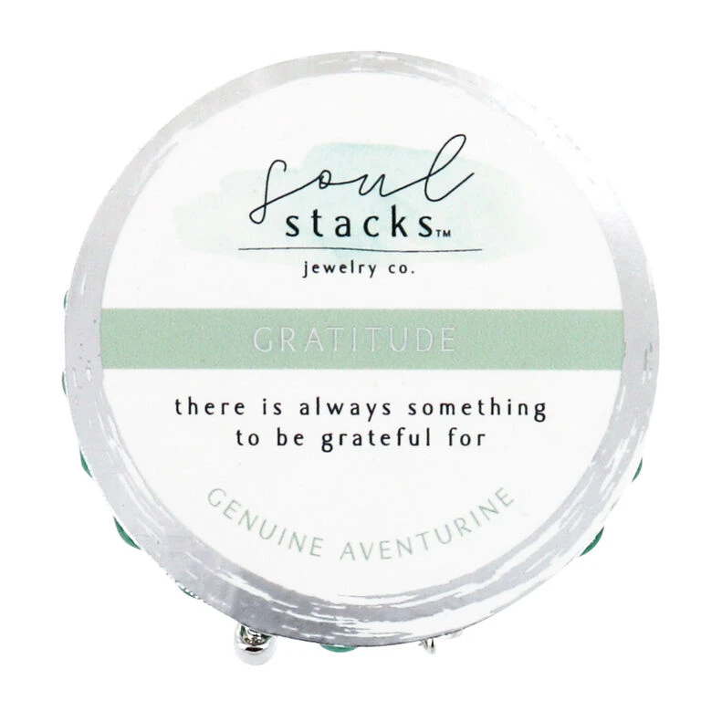 Soul Stacks Gratitude Beaded Stretch Bracelets, Set Of 3 4 Soul Stacks Gratitude Beaded Stretch Bracelets, Set Of 3 - Image 2