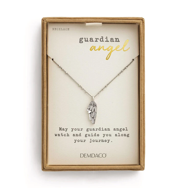 Demdaco Guardian Angel Wing Pendant Necklace, 18" 5 Demdaco Guardian Angel Wing Pendant Necklace, 18" - Image 3
