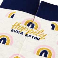 Hallmark Channel Happily Ever After Novelty Crew Socks 8 Hallmark Channel Happily Ever After Novelty Crew Socks -Fashion Accessories Store Hallmark Channel 1 Fan Rainbows Novelty Crew Socks 1HKC2243 03