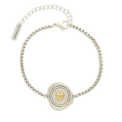 Demdaco Heart Charm Dear You My Love Bracelet