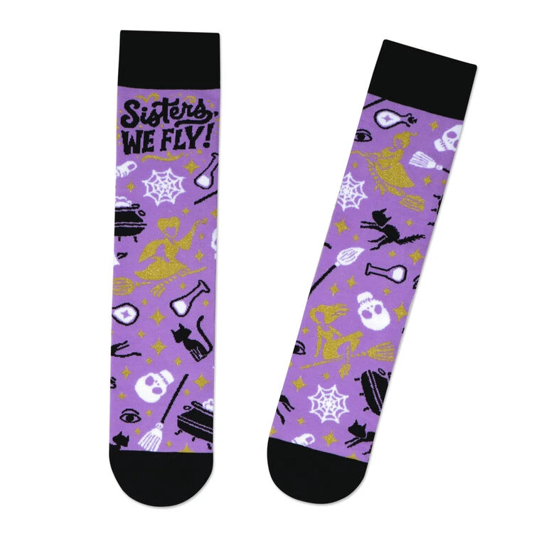 Hallmark Disney Hocus Pocus Sisters Crew Socks 3 Hallmark Disney Hocus Pocus Sisters Crew Socks