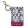 Kedzie Essentials Only Key Ring ID Holder In Python -Fashion Accessories Store Kedzie Snakeskin Print Compact ID Wallet KDZIDPY 01