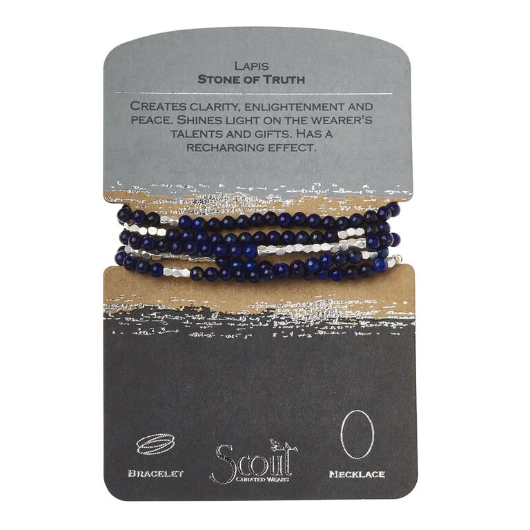 Lapis Stone Of Truth Beaded Wrap Jewelry 3 Lapis Stone Of Truth Beaded Wrap Jewelry