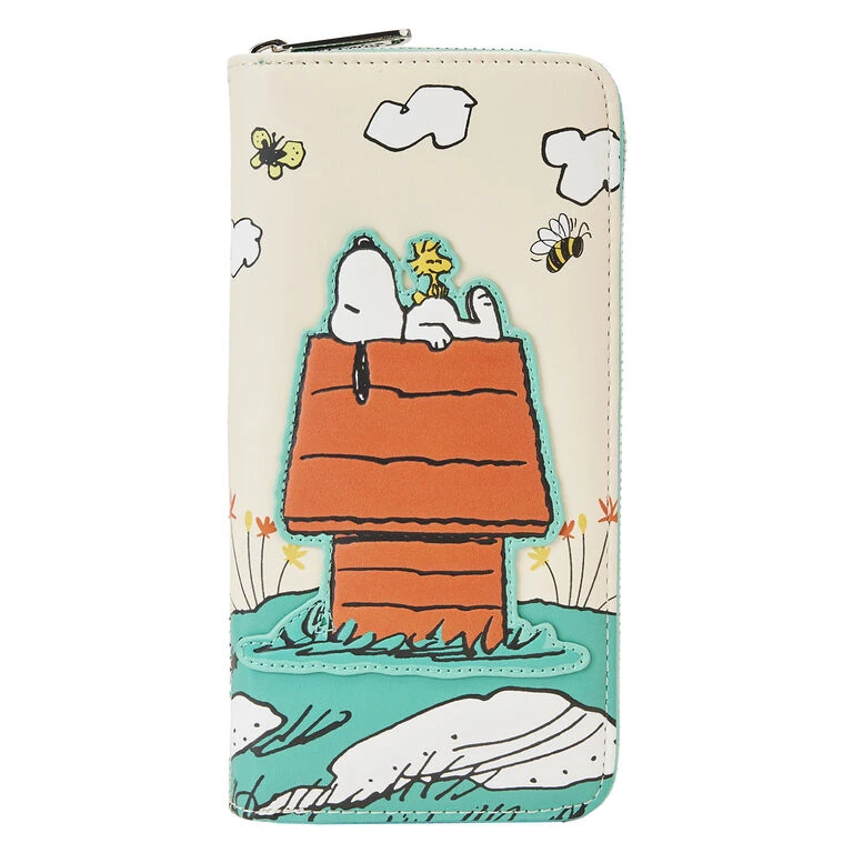 Loungefly Peanuts Snoopy And Woodstock Zip-Around Wallet 3 Loungefly Peanuts Snoopy And Woodstock Zip-Around Wallet