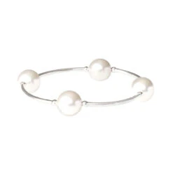 Made As Intended White Pearl Blessing Bracelet