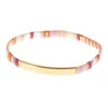 Pink Brave Good Karma Miyuki Bracelet 1 Pink Brave Good Karma Miyuki Bracelet -Fashion Accessories Store Miyuki Beads Bracelet Brave Pink MulticolorGold GK006 01