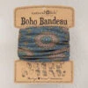 Natural Life Teal/Gold Medallion Boho Bandeau -Fashion Accessories Store Natural Life Blue and Gold Medallion Boho Bandeau BBW217 01