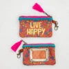 Natural Life Live Happy ID Pouch 2 Natural Life Live Happy ID Pouch -Fashion Accessories Store Natural Life Live Happy ID Pouch CPRS169 01