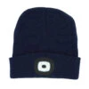 Night Scout Light-Up Rechargeable LED Beanie, Navy -Fashion Accessories Store Night Scout LightUp Rechargeable LED Navy Beanie NGTSNVY 01