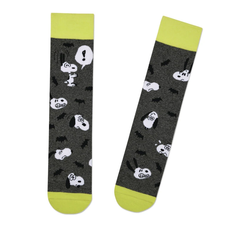 Hallmark Peanuts® Scared Snoopy Halloween Crew Socks 3 Hallmark Peanuts® Scared Snoopy Halloween Crew Socks