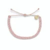 Pura Vida Baby Pink Braided Bracelet 2 Pura Vida Baby Pink Braided Bracelet -Fashion Accessories Store Pura Vida Light Pink Braided Bracelet 10BRXX1002BABP 01