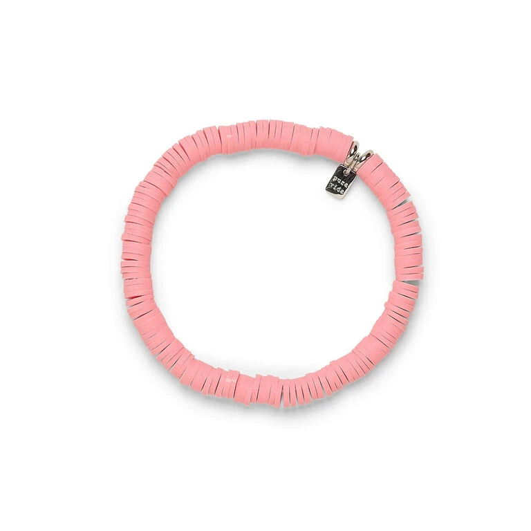 Pura Vida Pink Disc Stretch Bracelet 3 Pura Vida Pink Disc Stretch Bracelet
