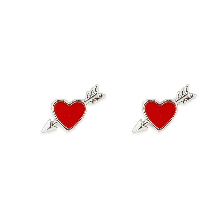 Pura Vida Lovestruck Silver Stud Earrings 3 Pura Vida Lovestruck Silver Stud Earrings