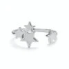 Pura Vida Silver Starlight Ring, Size 7