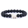 Fahlo Lava Stone Lion Excursion Bracelet 1 Fahlo Lava Stone Lion Excursion Bracelet -Fashion Accessories Store The Excursion Lion Lava Stone Bracelet WEXCURLAVA 01