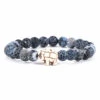 Fahlo Blue River Stone Elephant Expedition Bracelet 1 Fahlo Blue River Stone Elephant Expedition Bracelet -Fashion Accessories Store The Expedition Elephant River Blue Bracelet WEXPRIVER 01
