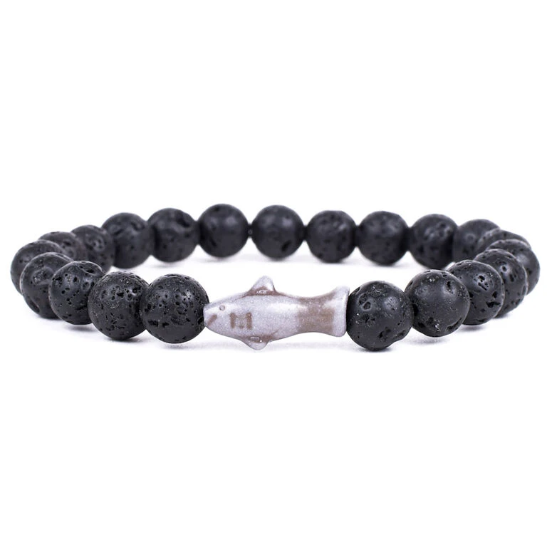 Fahlo Lava Stone Shark Voyage Bracelet 3 Fahlo Lava Stone Shark Voyage Bracelet