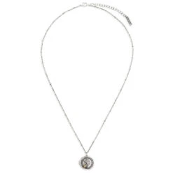Tree Charm Dear You Nana Necklace, 17.5" 7 Tree Charm Dear You Nana Necklace, 17.5" -Fashion Accessories Store Tree with Heart Silver Charm Necklace 1005060052 03