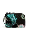 Vera Bradley Clip & Zip Mini Pouch In Island Garden 1 Vera Bradley Clip & Zip Mini Pouch In Island Garden -Fashion Accessories Store Vera Bradley Black Floral Print Wristlet Pouch 3689110889 01