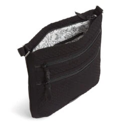 Vera Bradley Triple Zip Hipster In Classic Black -Fashion Accessories Store Vera Bradley Black Purse 27424081 03