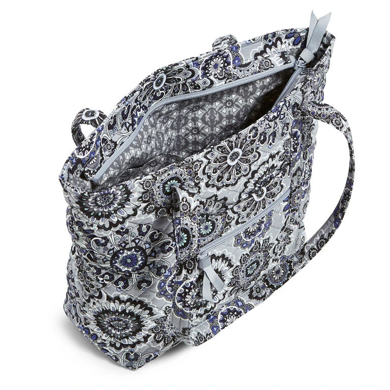 Vera Bradley Small Vera Tote In Tranquil Medallion 4 Vera Bradley Small Vera Tote In Tranquil Medallion - Image 2
