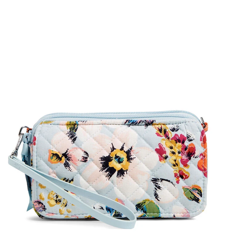 Vera Bradley RFID All-in-One Crossbody In Sea Air Floral 4 Vera Bradley RFID All-in-One Crossbody In Sea Air Floral - Image 2