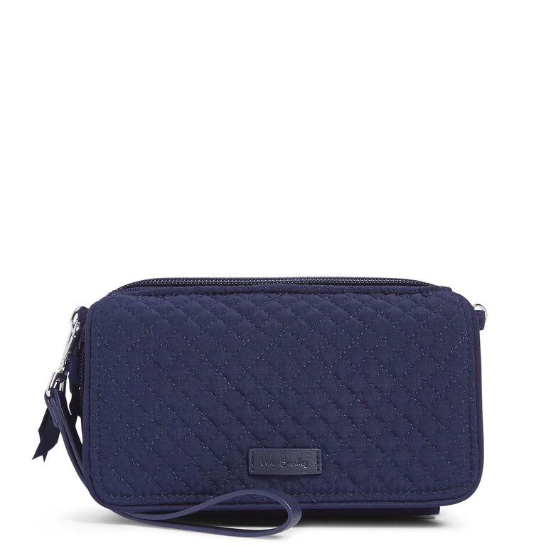Vera Bradley RFID All-in-One Crossbody In Classic Navy 3 Vera Bradley RFID All-in-One Crossbody In Classic Navy