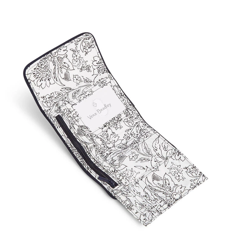 Vera Bradley RFID Riley Compact Wallet In Classic Navy 4 Vera Bradley RFID Riley Compact Wallet In Classic Navy - Image 2