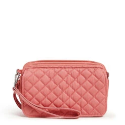 Vera Bradley RFID All-in-One Crossbody Purse In Terra Cotta Rose